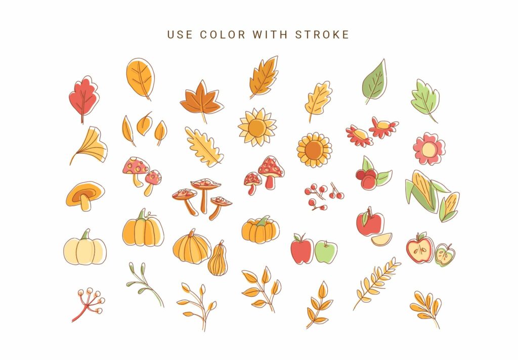 Vector Graphics Pack Thanksgiving Vector Graphics Pack – MasterBundles