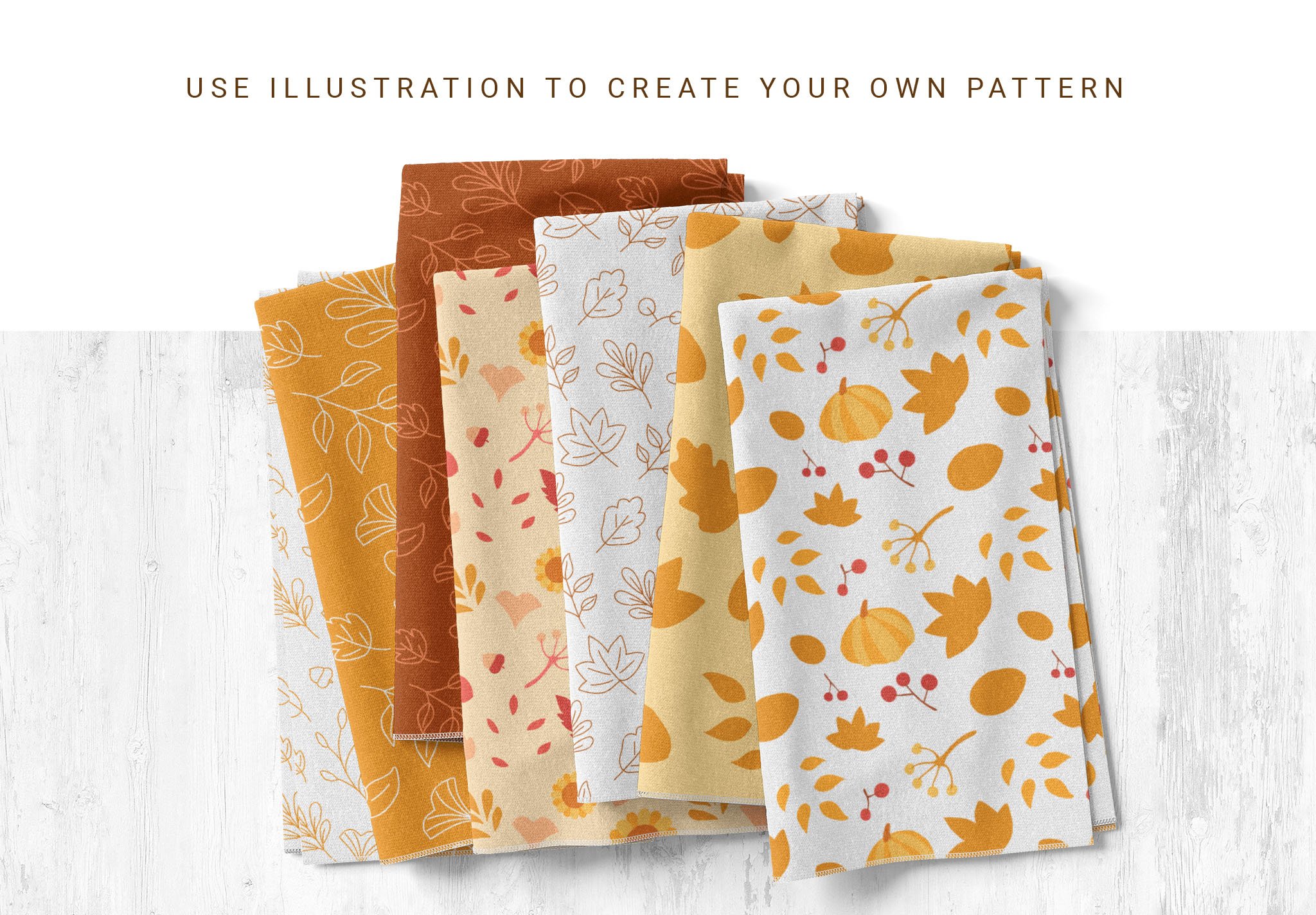 Use illustration to create your own pattern.