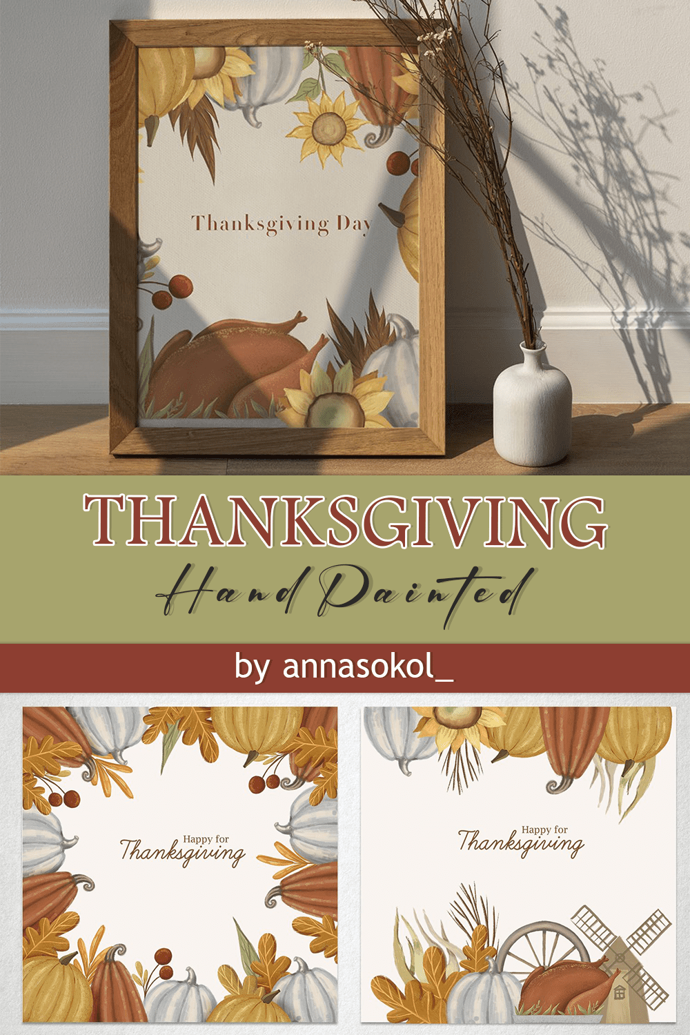 thanksgiving hand painted pinterest