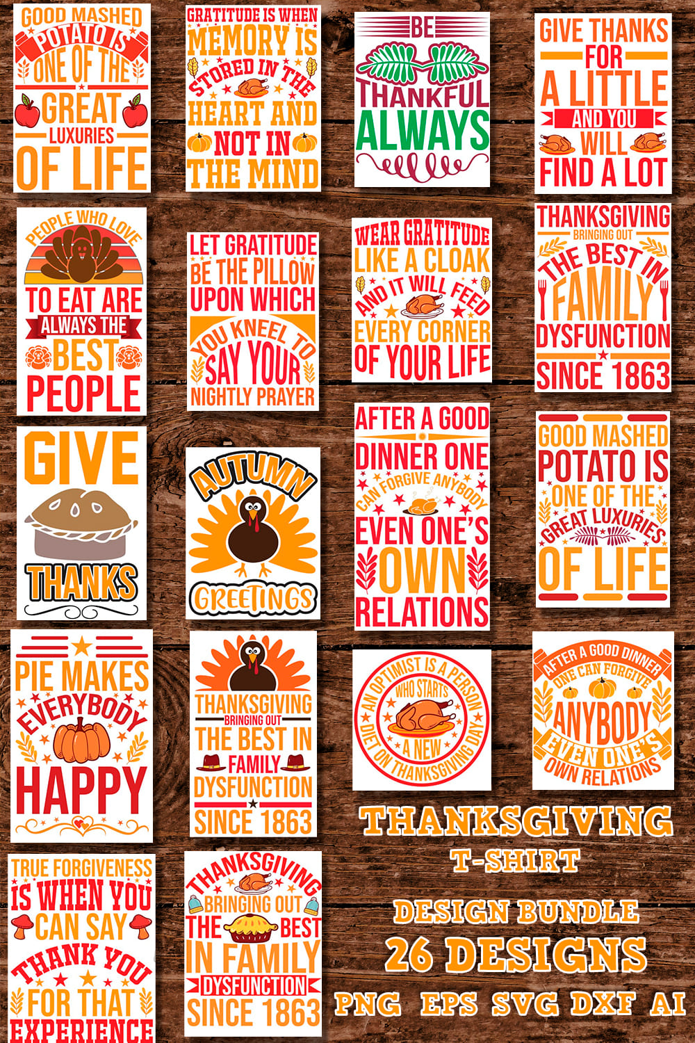 A set of gorgeous Thanksgiving themed images.