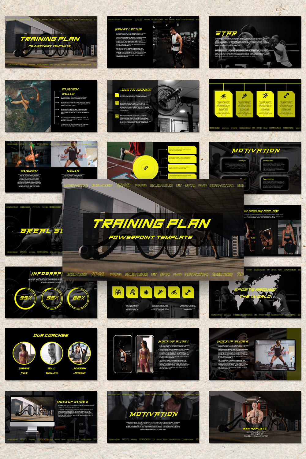 training plan powerpoint template 1000x1500