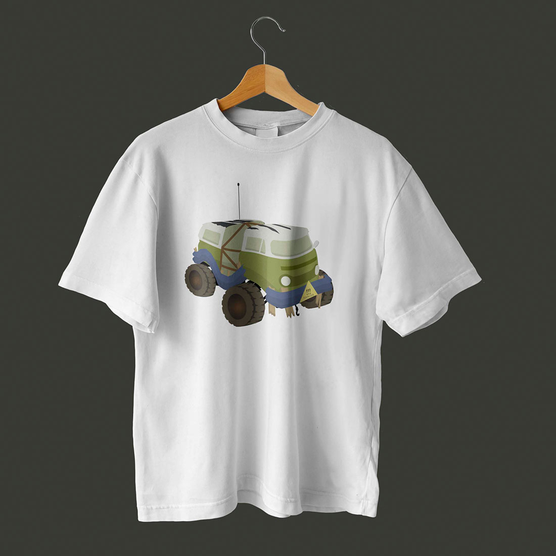 Amazing Car Illustration T-Shirt Design cover image.