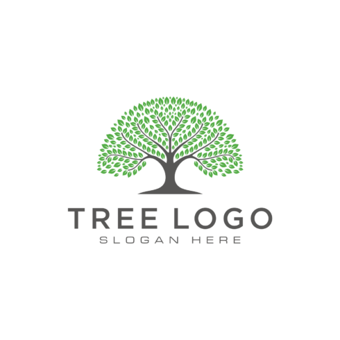 Tree Logo Design Template cover image.