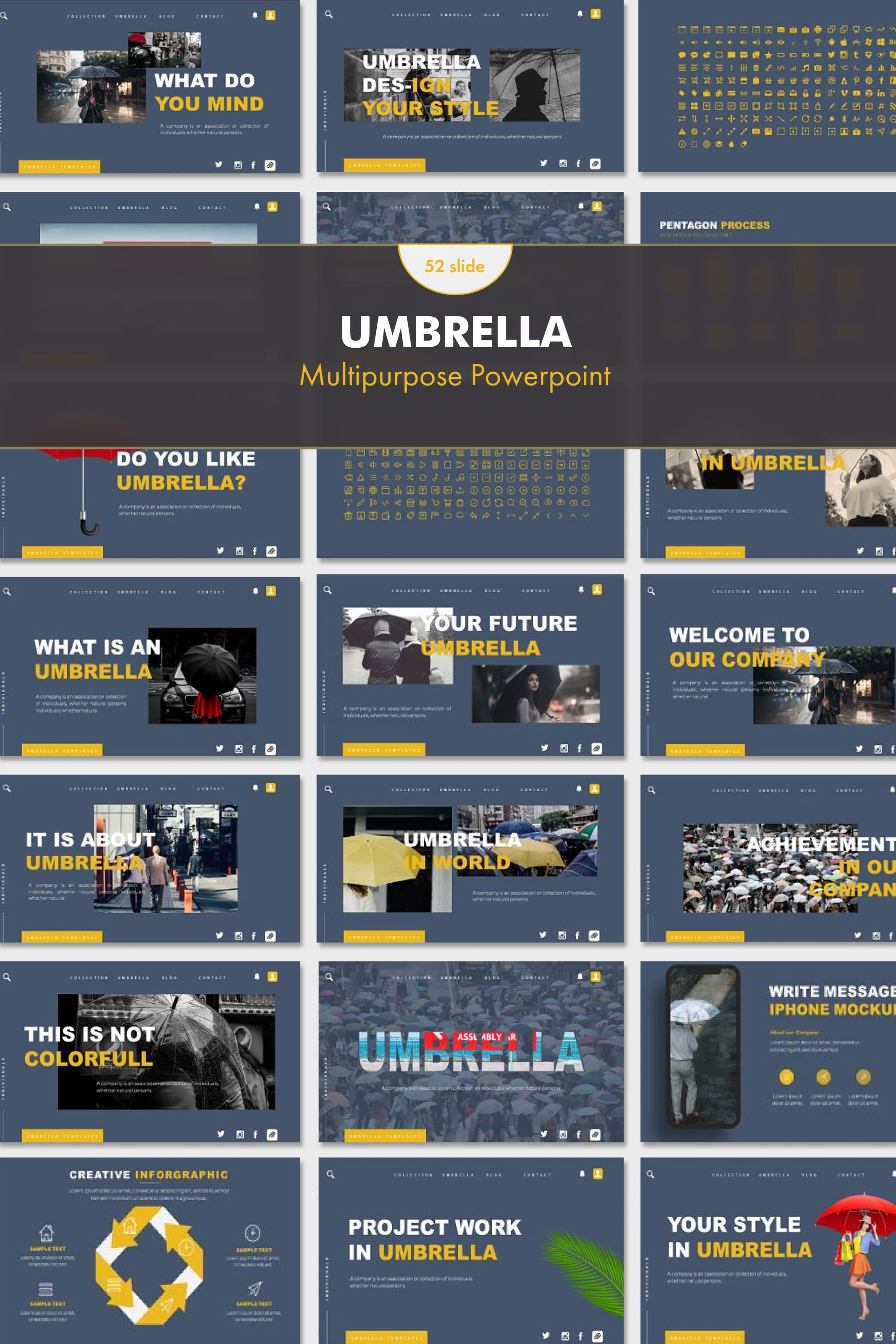 umbrella multipurpose powerpoint pinterest