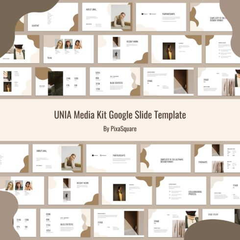 UNIA Media Kit Google Slide Template.