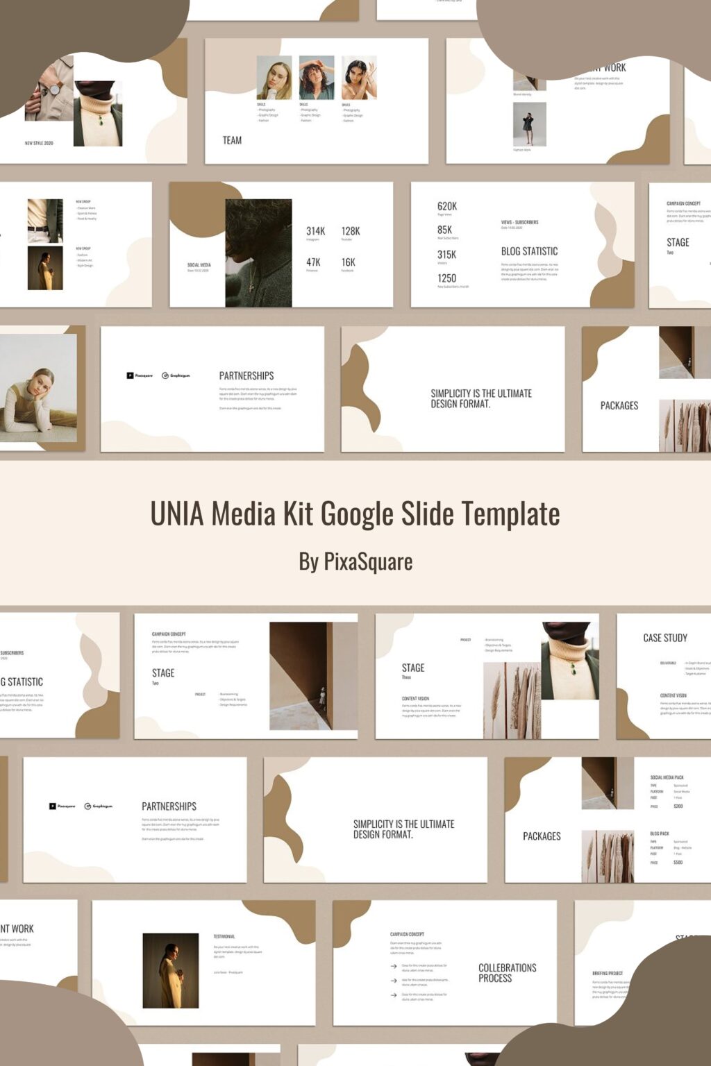 UNIA Media Kit Google Slide Template – MasterBundles