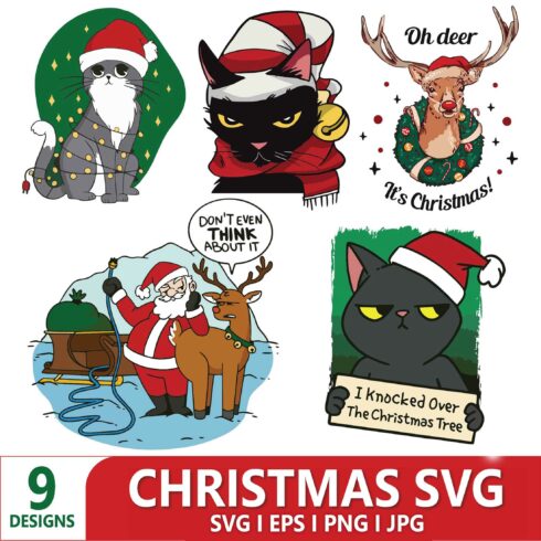 Christmas Cricut Designs SVG cover image.