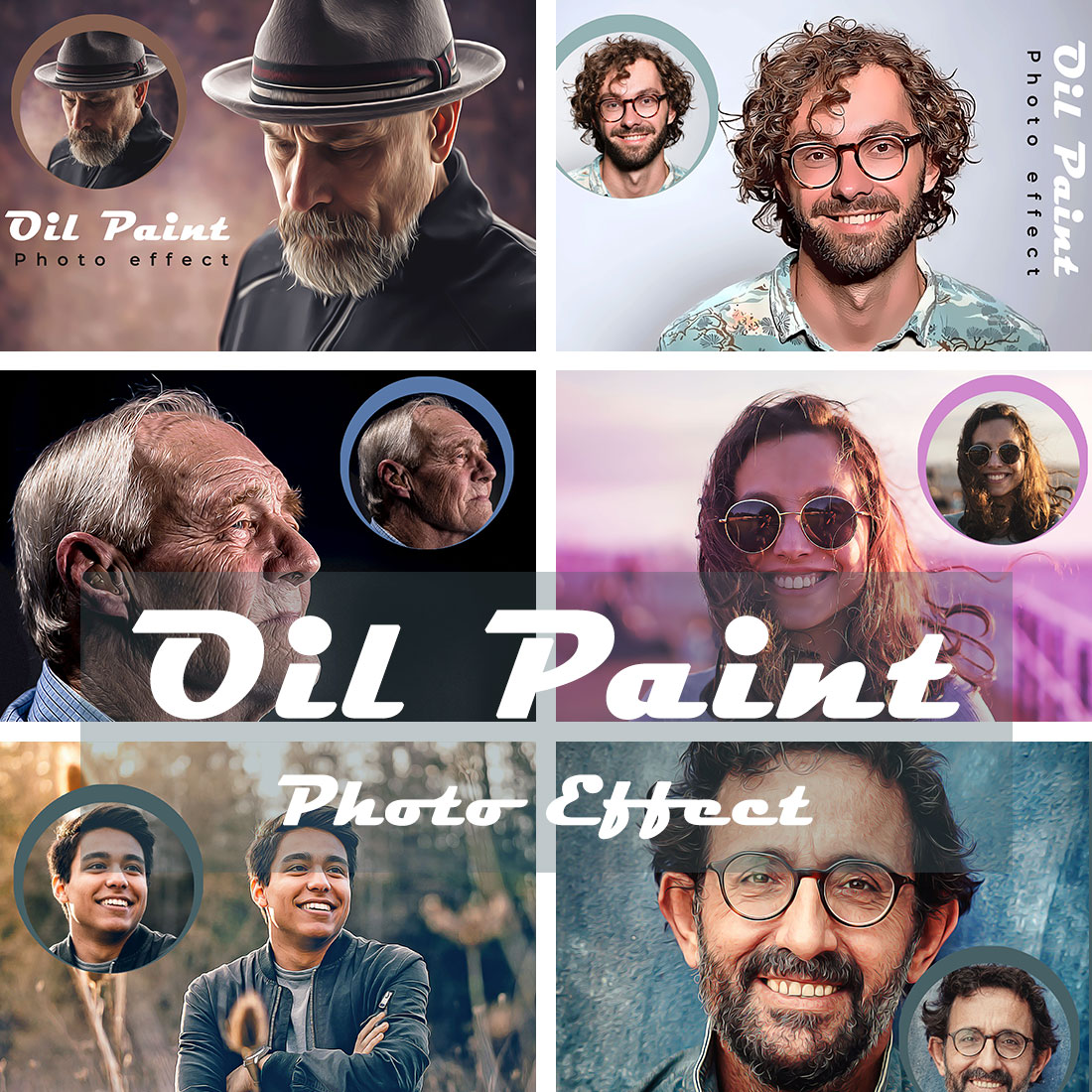 Oil Paint Photo Effect Bundle cover image.