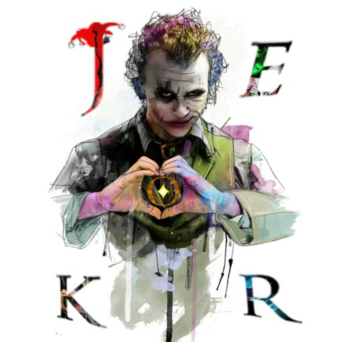 Joker T Shirt Design cover image.