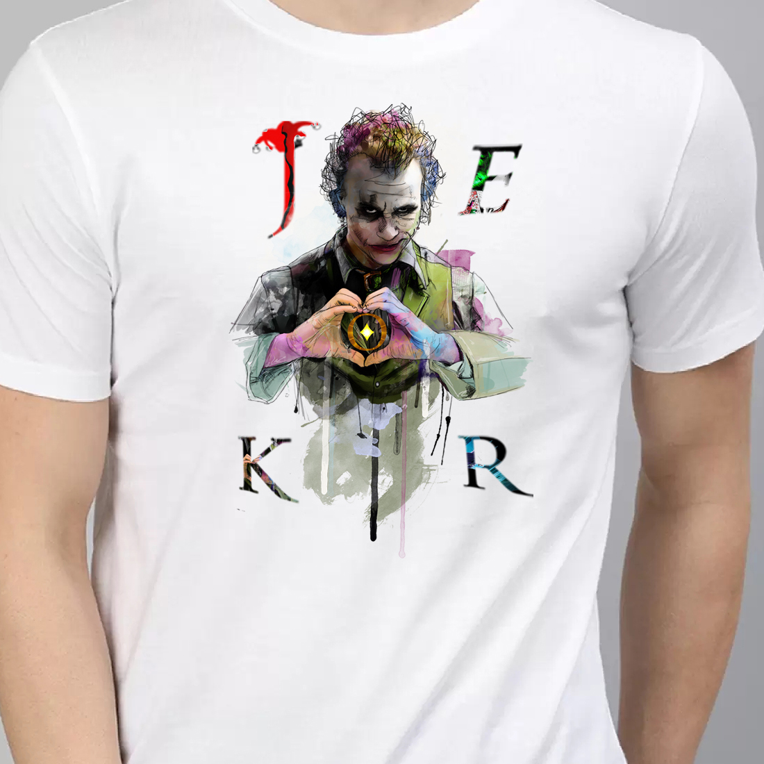 Joker T Shirt Design preview image.