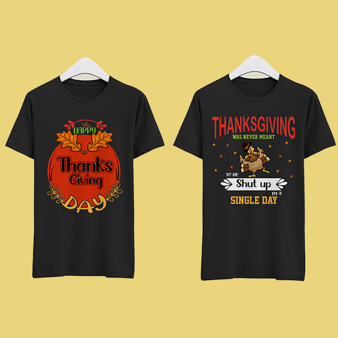 T-Shirt Thanksgiving Design Bundle cover image.