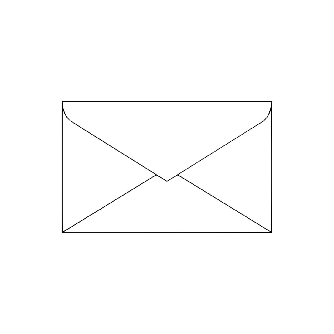 Envelope Silhouette Bundles, white envelope.