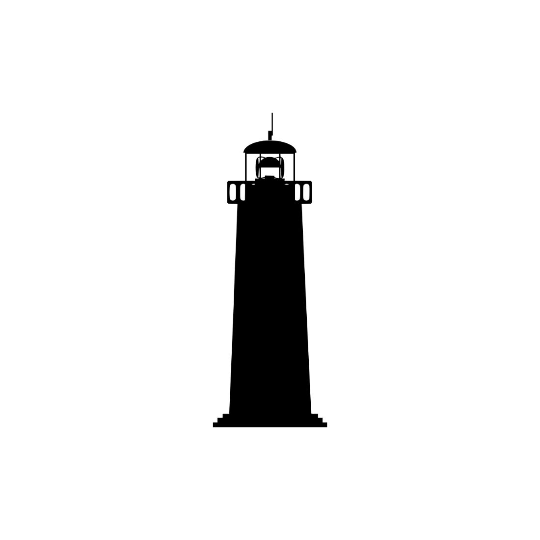 Lighthouse Black Silhouette Bundle Preview image.