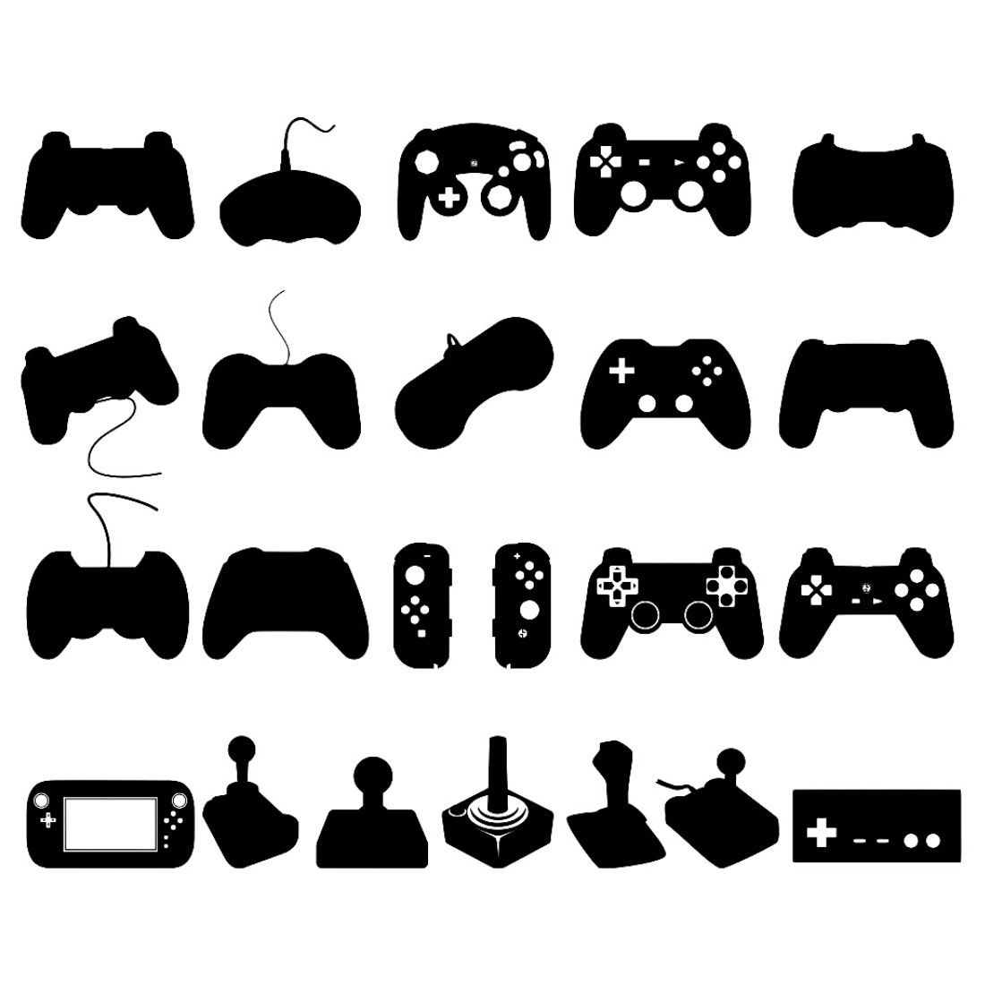 Game Controller Silhouette Bundles cover image.