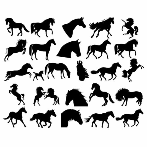 Horse Silhouette Bundles cover image.