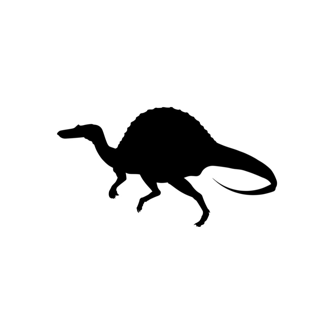 Dinosaur Black Silhouette Bundle Preview image.