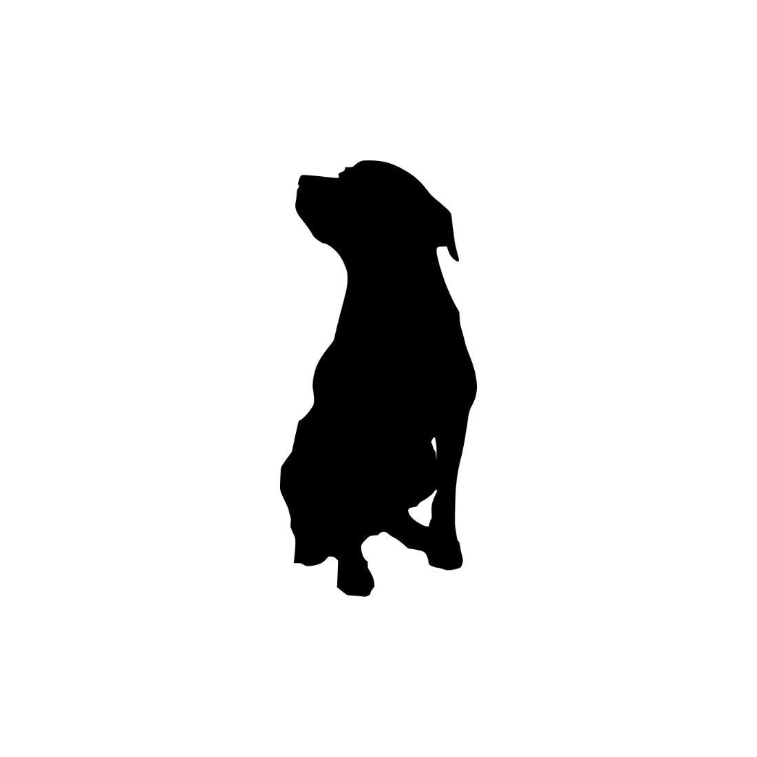 Dog Black Silhouette Bundle Preview image.