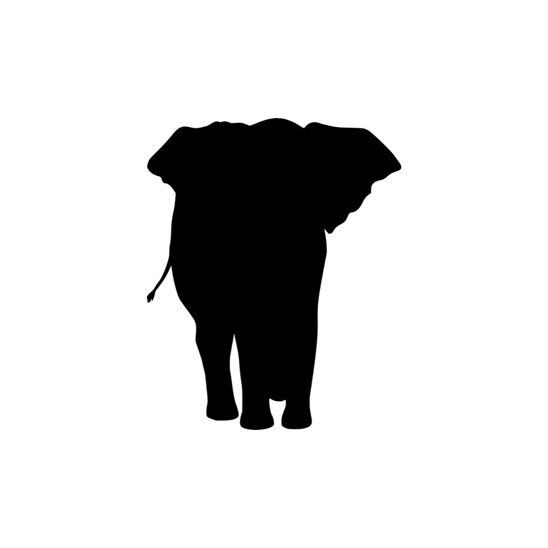 Elephant Silhouette Bundles, big elephant.