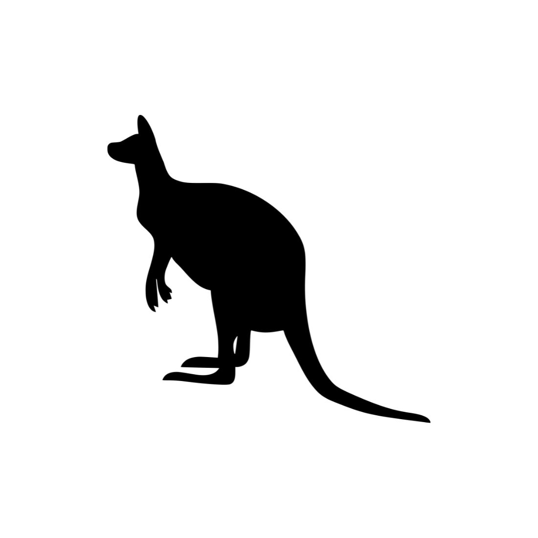 Kangaroo Silhouette set.