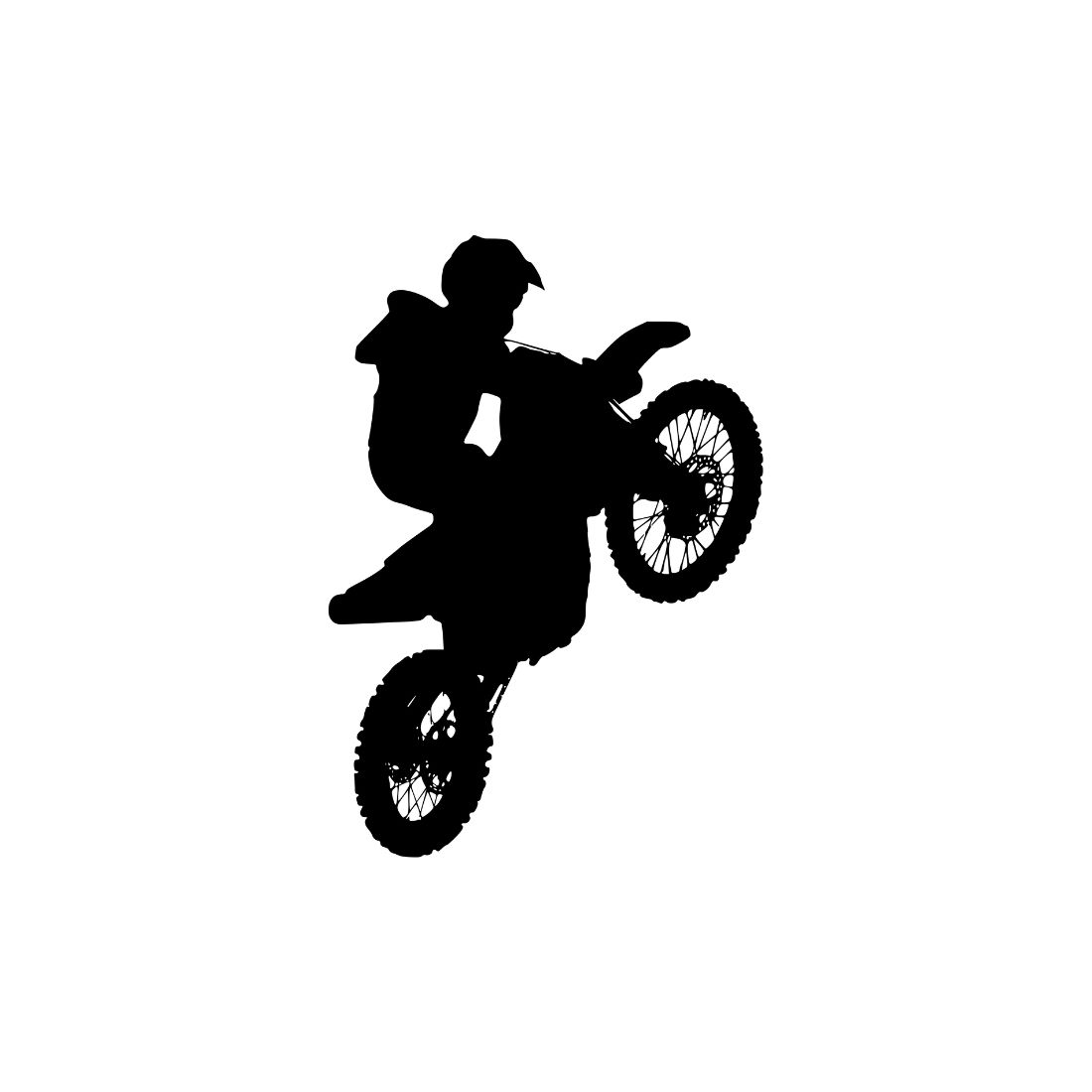 Motocross Silhouette Bundle Preview image.