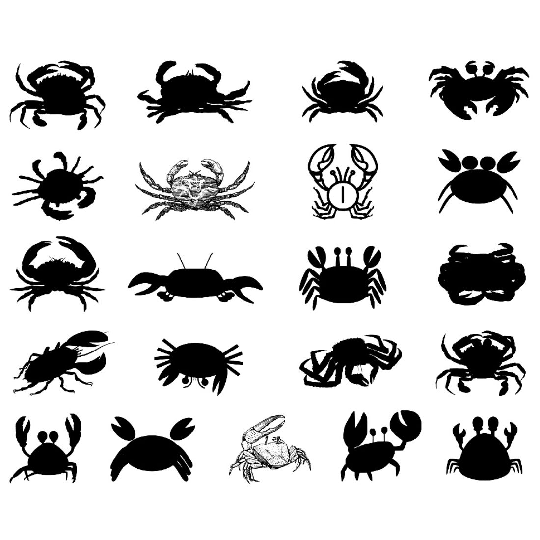 Crab Silhouette Bundles cover image.