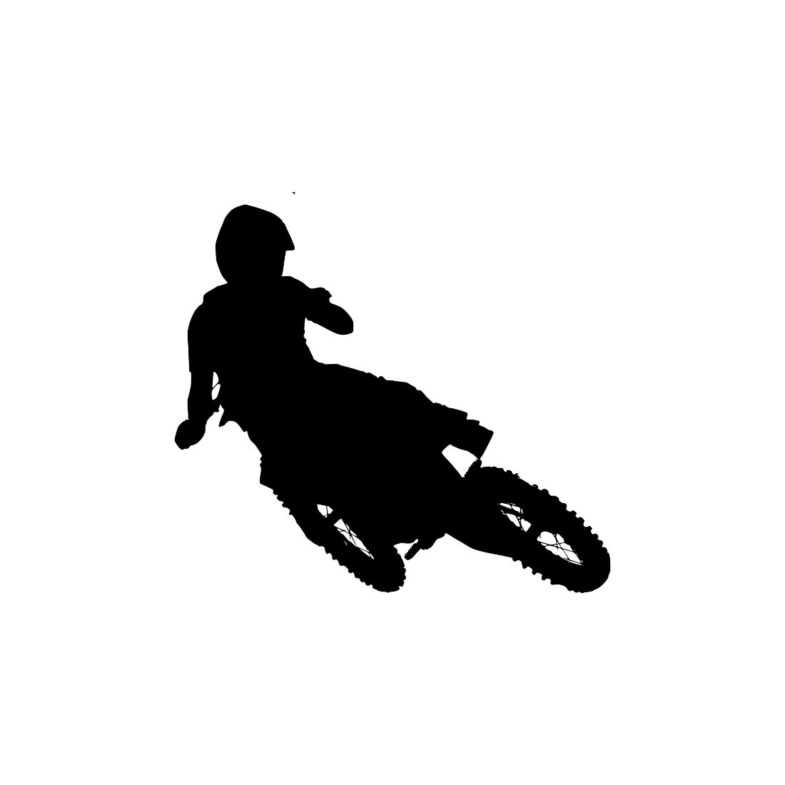 Motocross Black Silhouette Bundle Preview image.