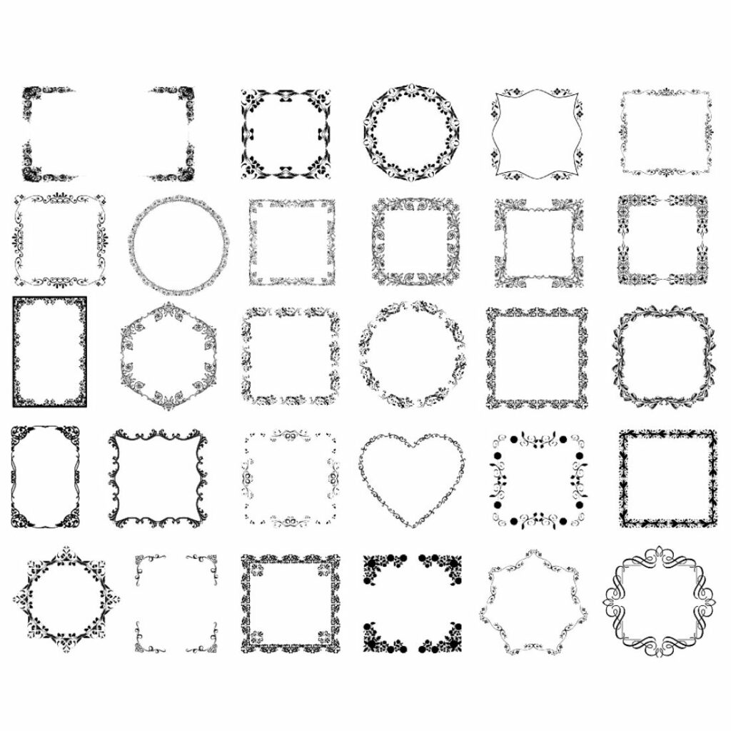 Frame Silhouette Bundles MasterBundles