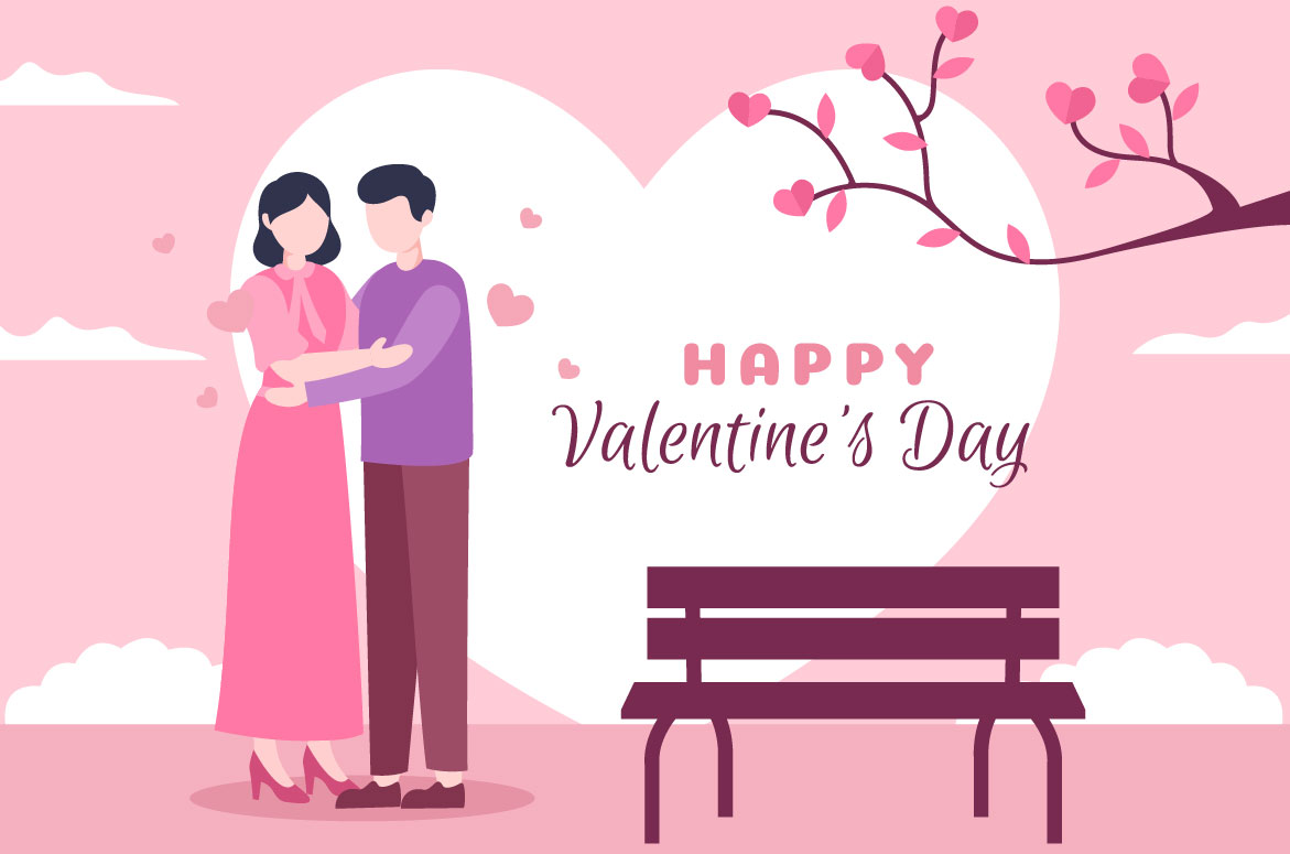15 Happy Valentines Day Illustration for your design.