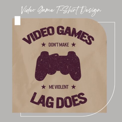 Video Game T-Shirt Design.