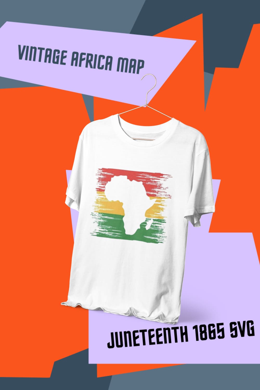 White t-shirt with wonderful africa maps print.