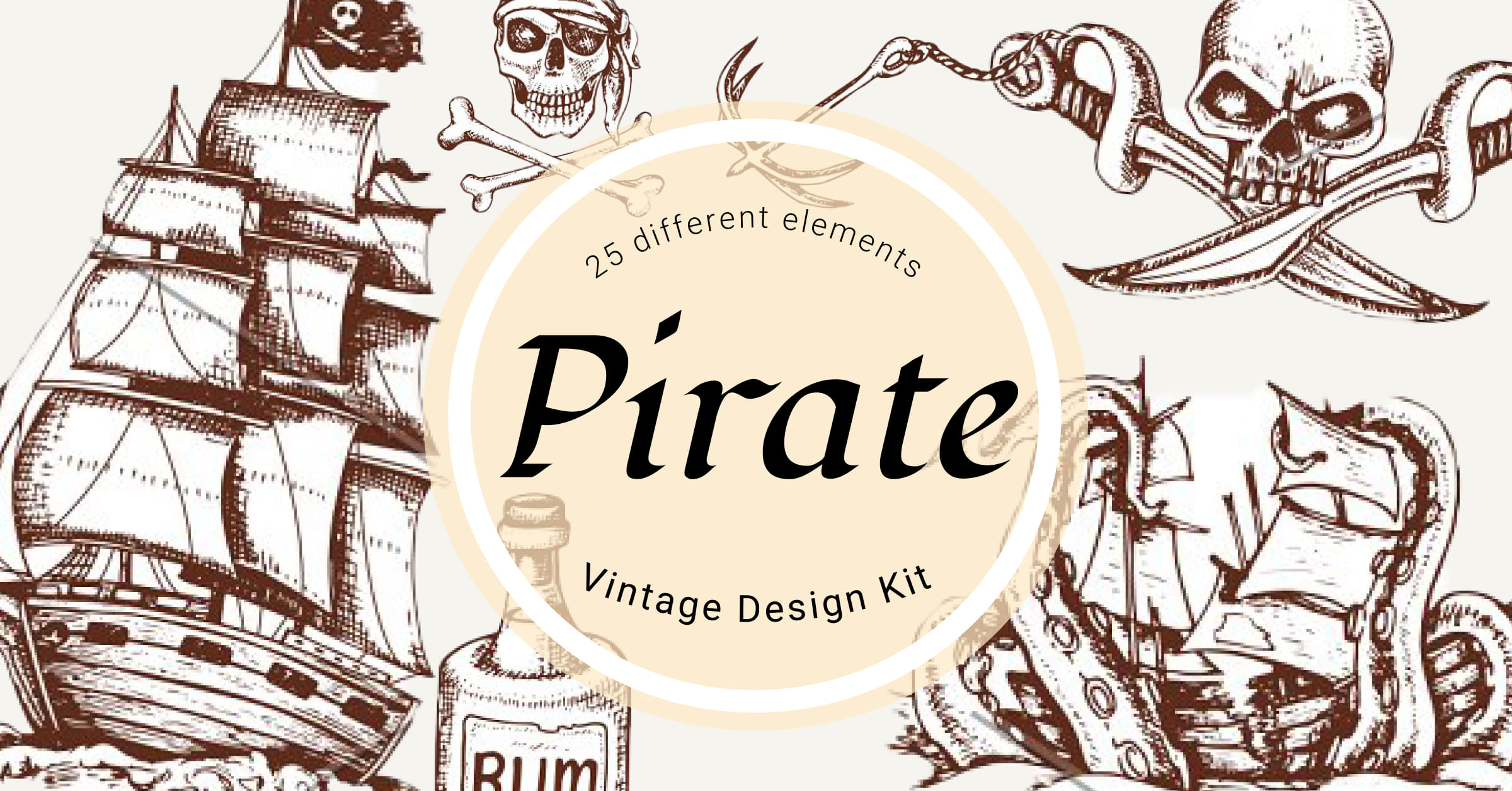 Miss Pirate T-Shirt Design Vector – ThreadBasket