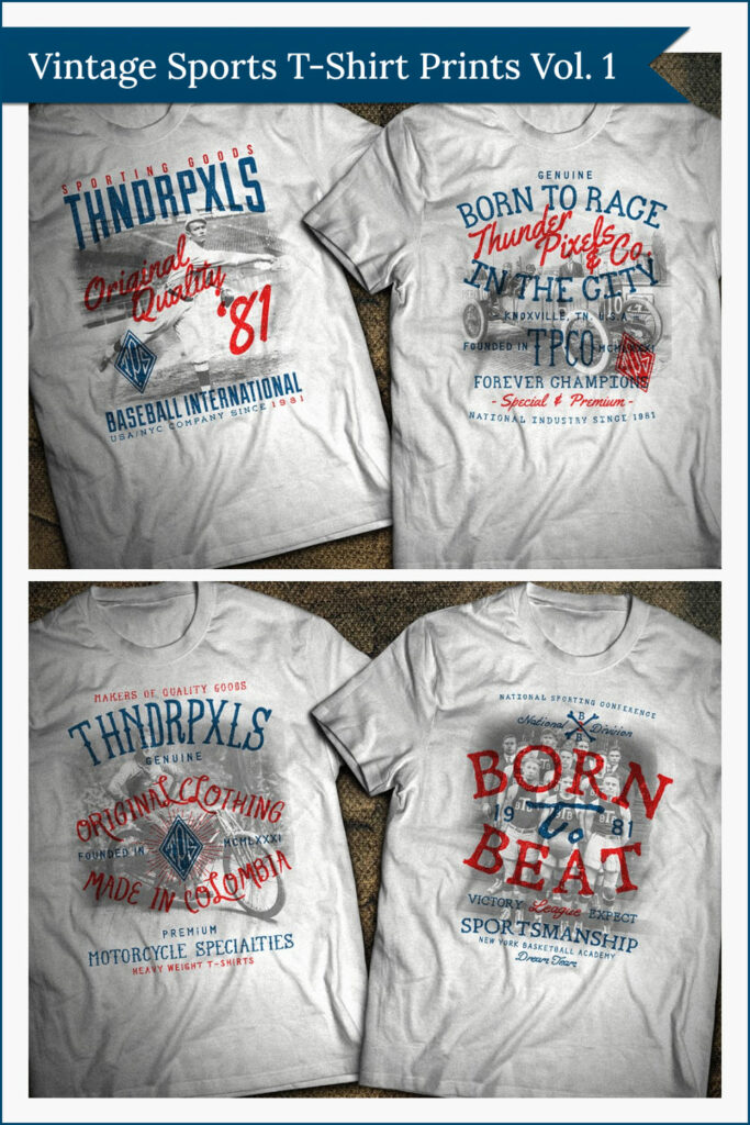 VINTAGE SPORTS GRAPHIC T-SHIRT