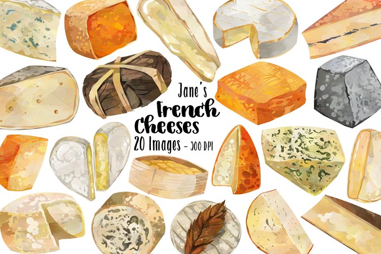 Gorgeous set of images of French cheeses.