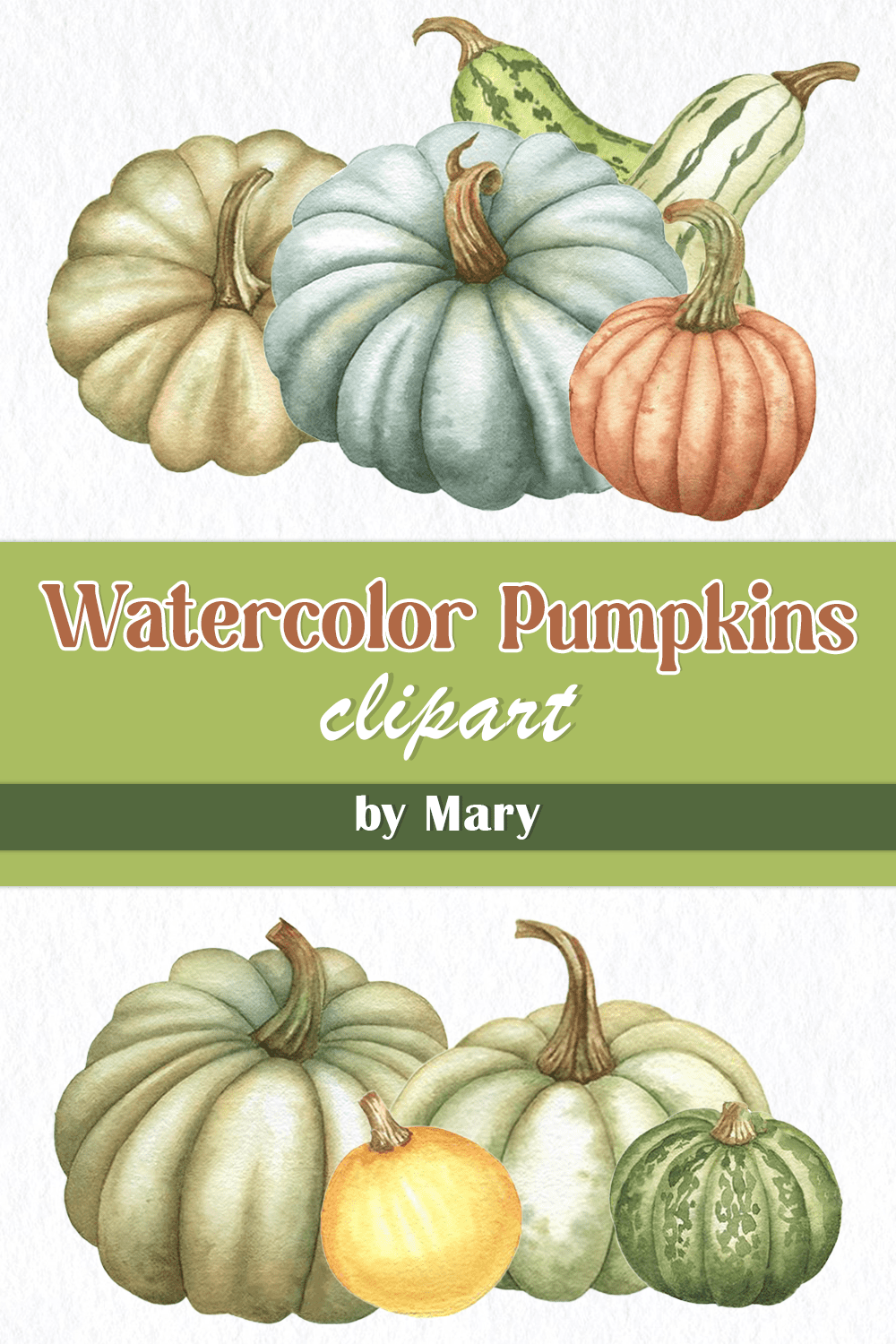 watercolor pumpkins clipart pinterest 1