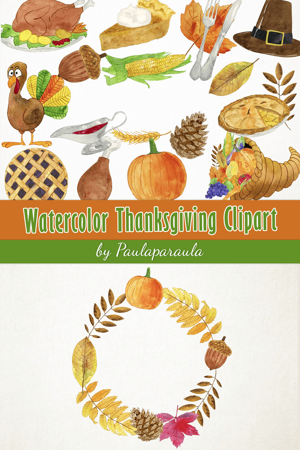 watercolor thanksgiving clipart pinterest