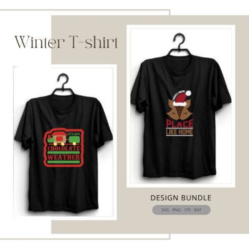 Winter T-shirt Design Bundle.