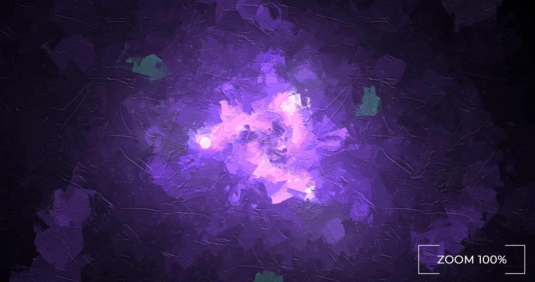 Bright purple galaxy background.