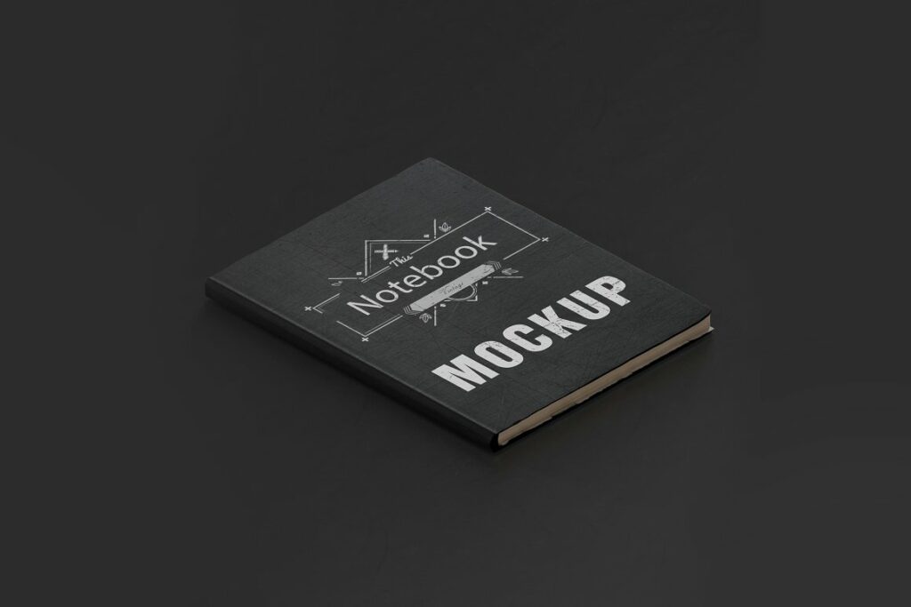 Vintage Notebook Mockup MasterBundles