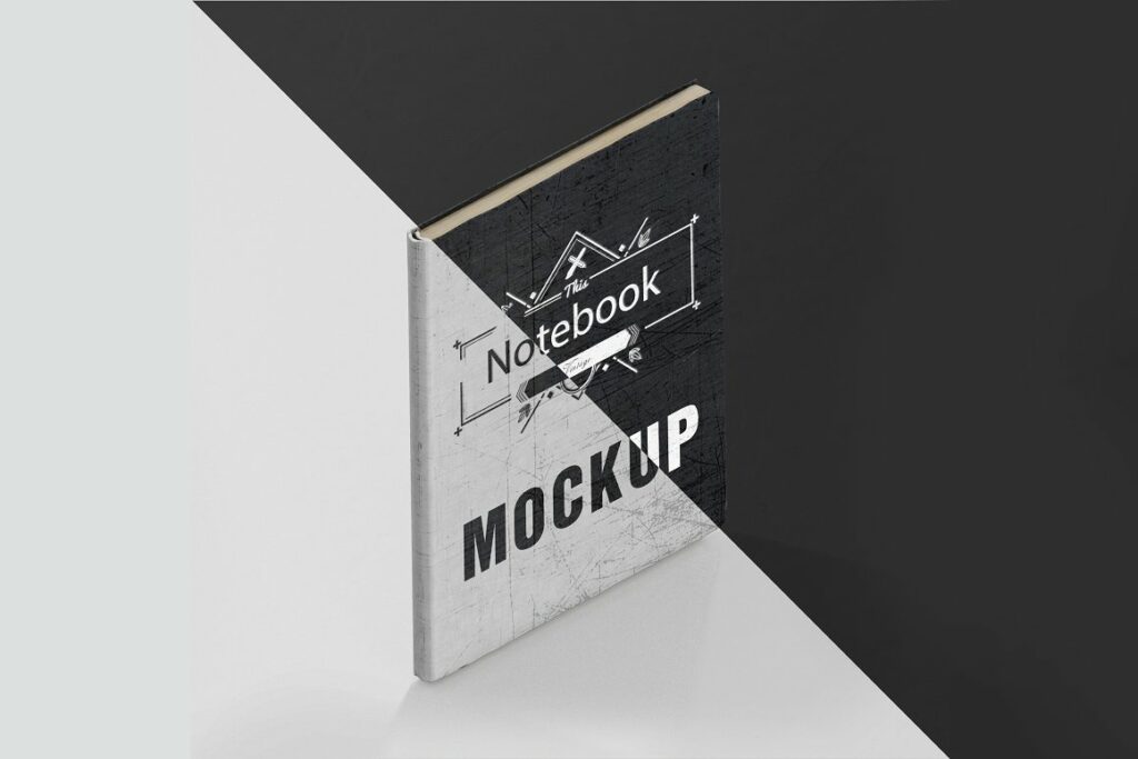 Vintage Notebook Mockup MasterBundles