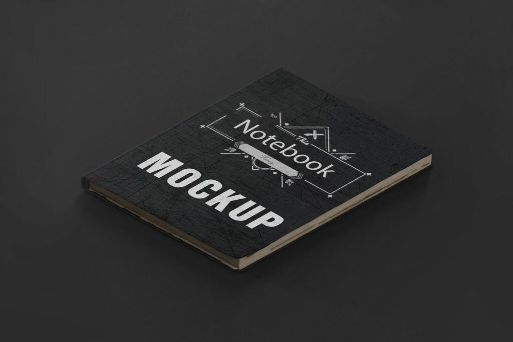 Vintage Notebook Mockup MasterBundles