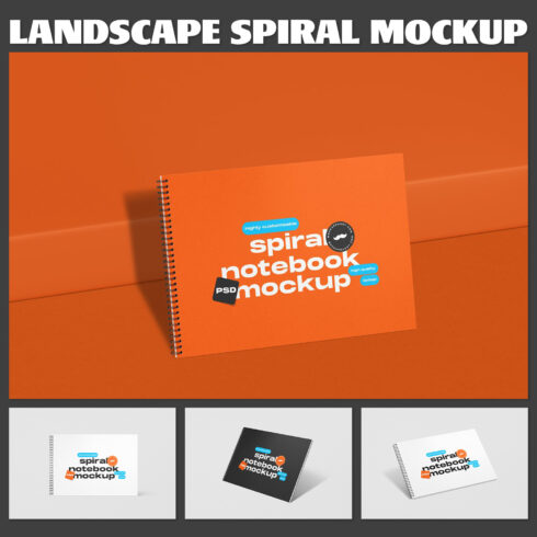 Landscape Spiral Mockup.
