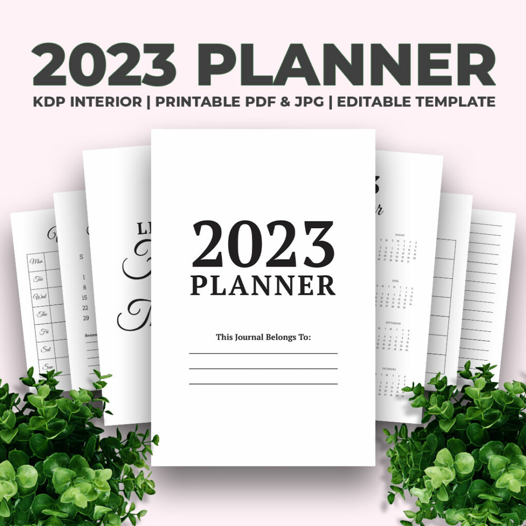 2023 Planner KDP Interior - MasterBundles