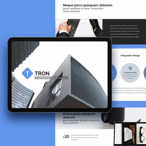 TRON - PowerPoint Presentation for Business cover image.