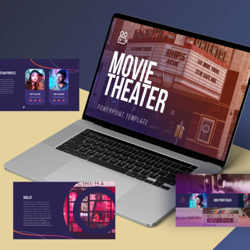 Movie Theater Powerpoint Template.