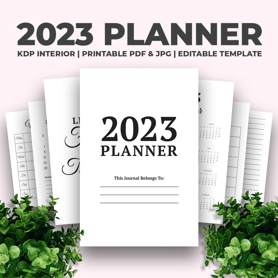 Agenda Scolaire 2022-2023 Journalier 305 Pages, 6x9 Inches, Commercial Use,  KDP Interior (Download Now) 