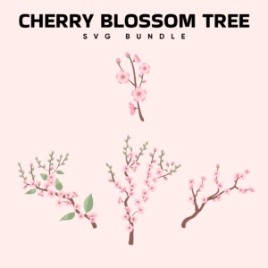 Tree Bloom Svg Cherry Blossom Tree SVG Bundle | MasterBundles