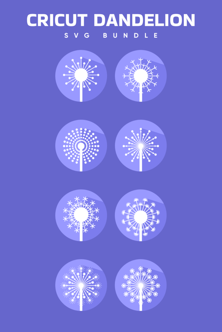 Cricut Dandelion SVG Free Design – MasterBundles