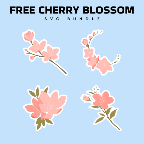 free cherry blossom svg.