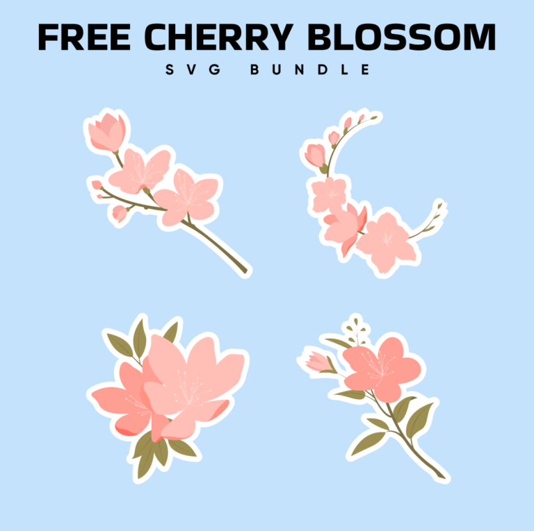 Free Cherry Blossom SVG – MasterBundles