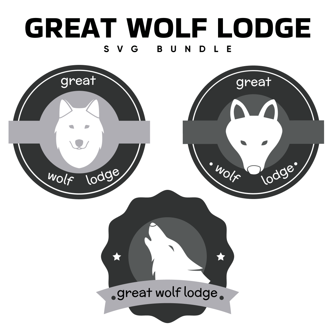The great wolf lodge svg bundle.